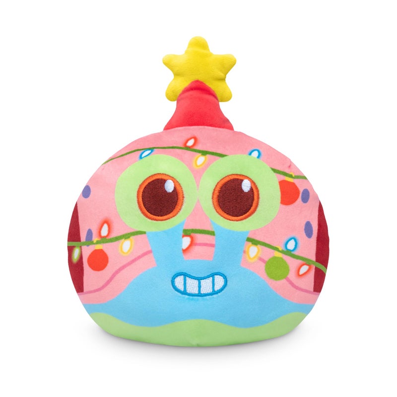 TeeTurtle Reversible Spongebob Squarepants Holiday Gary 6 Inch Cupcake TwoSided Flip Plush Toy with Embroidered Details Cute Mini Collectible Plush for Kids Teens and Adults - Image 3