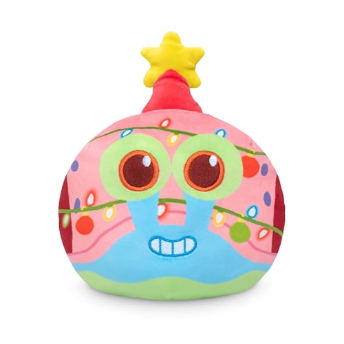 TeeTurtle Reversible Spongebob Squarepants Holiday Gary 6 Inch Cupcake TwoSided Flip Plush Toy with Embroidered Details Cute Mini Collectible Plush for Kids Teens and Adults - Image 1