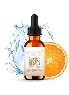 Vitamin C Serum for Face - Skin Clearing Serum with Salicylic Acid Retinol, Niacinamide and Hyaluronic Acid - Skin Brightening Acne Serum - Anti Aging Dark Spot Treatment(1 oz)