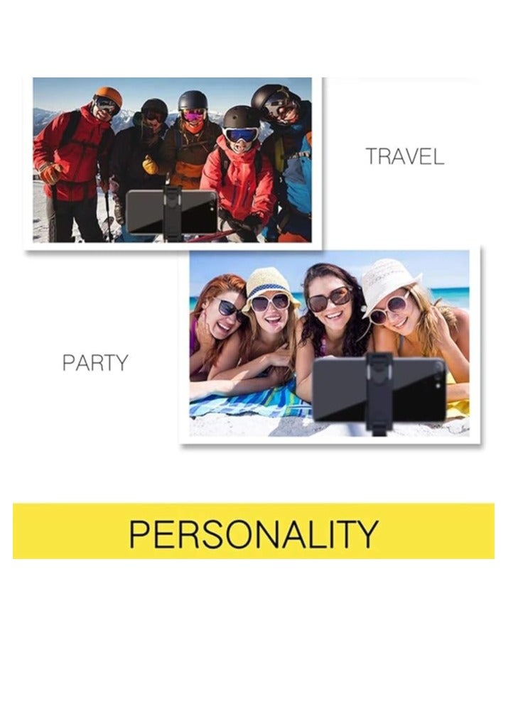Fomoyi Bluetooth Selfie Stick Tripod,3 in 1 Extendable and Portable Selfie Stick with Detachable Wireless Remote for Travel, Compatible with iPhone/Samsung/Huawei and More - Image 4