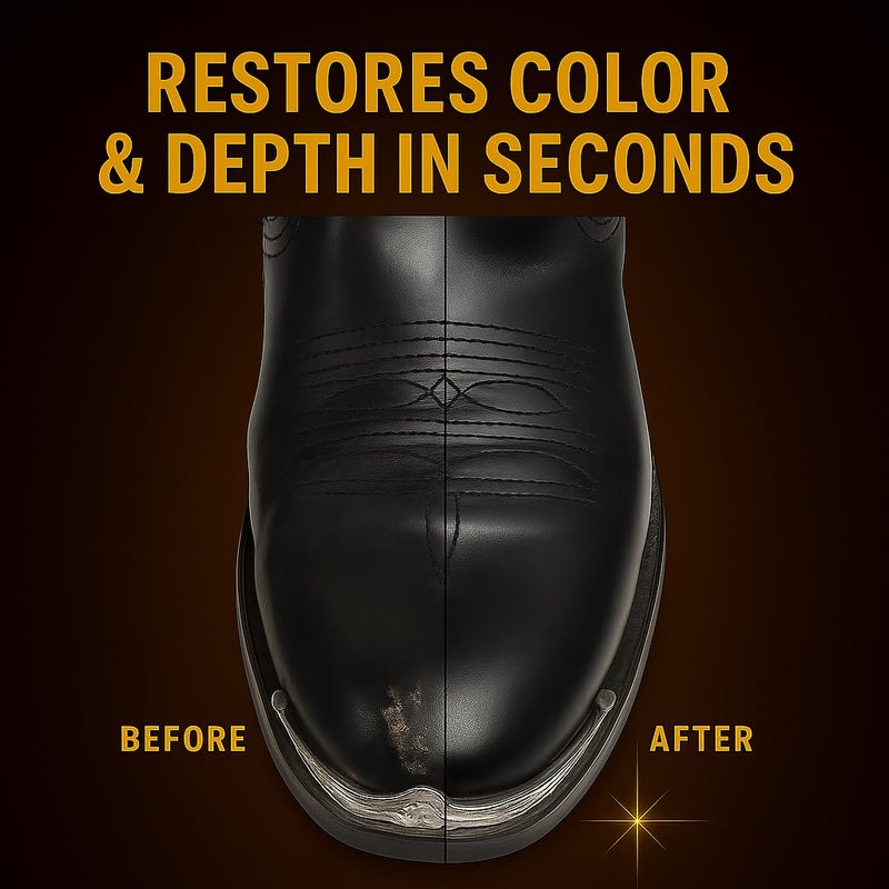 Eagle 13-Piece Shoe Polish Kit â€“ Black, Brown & Neutral Shoe Wax & Boot Cream with Dauber Brushes and Shine Cloths â€“ Leather Shoe Shine & Care Kit - Image 5