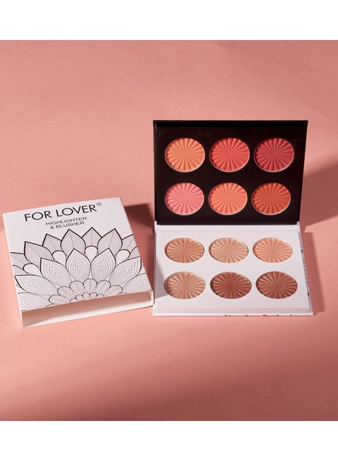 BLUSHER WITH HIGH AND SOFT LIGHTING