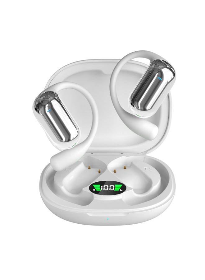Popular Bluetooth Headset Ai Smart Translation Wireless Air Bone Transmission In-ear Hanging Ear Sports Super Long Battery Life