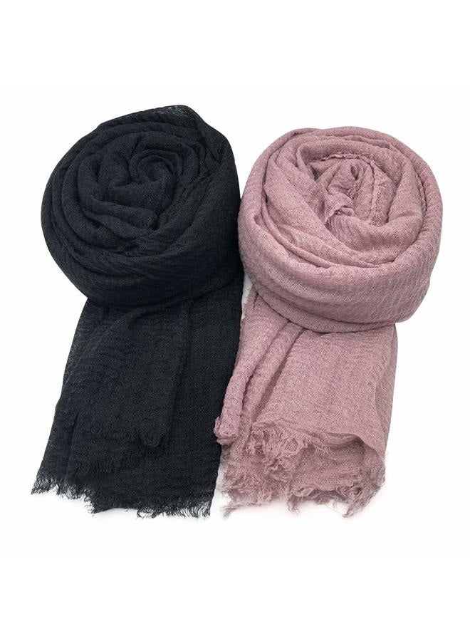 Axe Sickle Women Scarf Shawl for All Season 3PCS Scarve Wrap Head Scarve E. - Image 5
