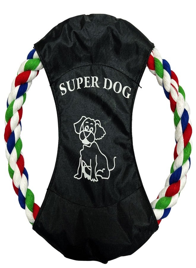 Tailworld Cotton Disk for Dogs | Made with Pure Cotton Thread | Waterproof Oxford Fabric | Lasts Long Despite Regular Chewing | Safe and Comfortable for Pet's Teeth and Gums - Image 1