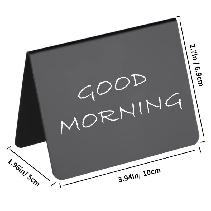 Mini Chalkboard Signs 16 Pack Black Party Decor Write Erase - Image 2