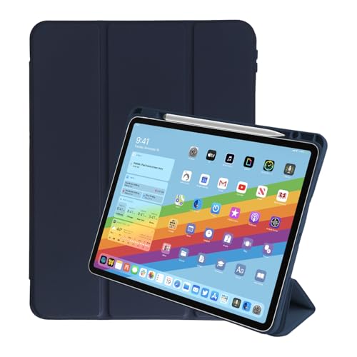 Arctic Fox Smart Folio case for iPad Air 11 inch M3/M2 2025/2024, iPad Air 5th/4th Gen Case 10.9 Inch, Smart Flip Case Cover for Apple iPad Air with Pencil Holder [Auto Sleep/Wake] - Blue - Image 2