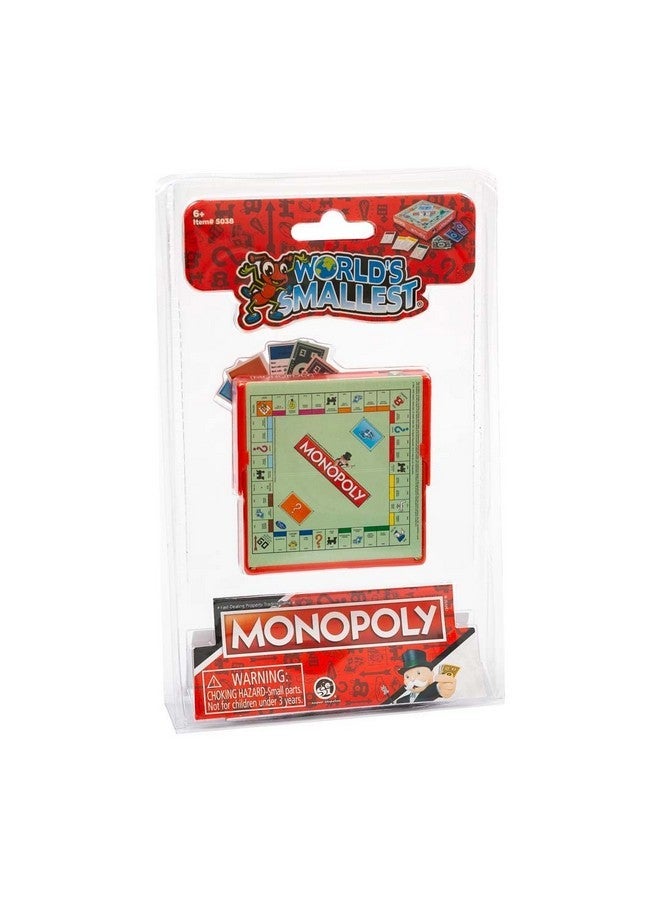 Worlds Smallest World'S Smallest Monopoly, 2 Players - Image 1