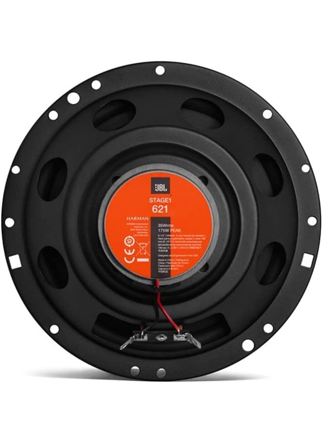 JBL - Stage1 621 - Harman Kardon 2-Way Car Speaker Set - 175 Watt Speaker - 2 Pieces 6.5" Speaker 16-17cm - Image 1