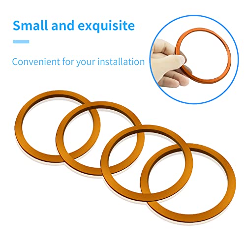 Bentolin For 2016-2023 Tacoma A/C Vent Ring Inner Cover Air Conditioning Outlet Trim Decoration Toyota Tacoma Accessories 4 Piece Kit,Orange - Image 4