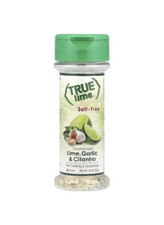 True Citrus True Citrus, True Lime, Crystallized Lime, Garlic & Cilantro, Salt-Free, 1.94 oz (55 g)  - Image 1