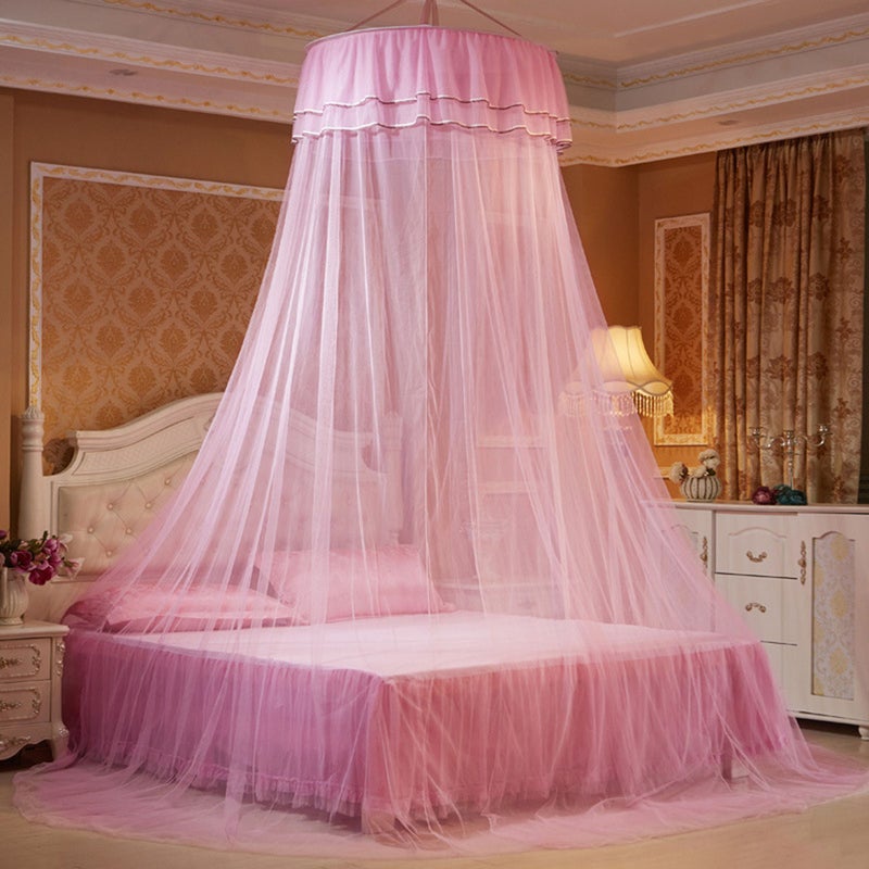 Round Net Canopy Dome Bed Curtain Netting Small Net for Beds Cradles ( ) - Image 1