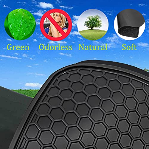 Matericuo Car Floor Mats Custom Fit for Chevy Camaro 2016-2025 Full Black Rubber Chevrolet Auto Liner Mats All Weather Protection Odorless - Image 2