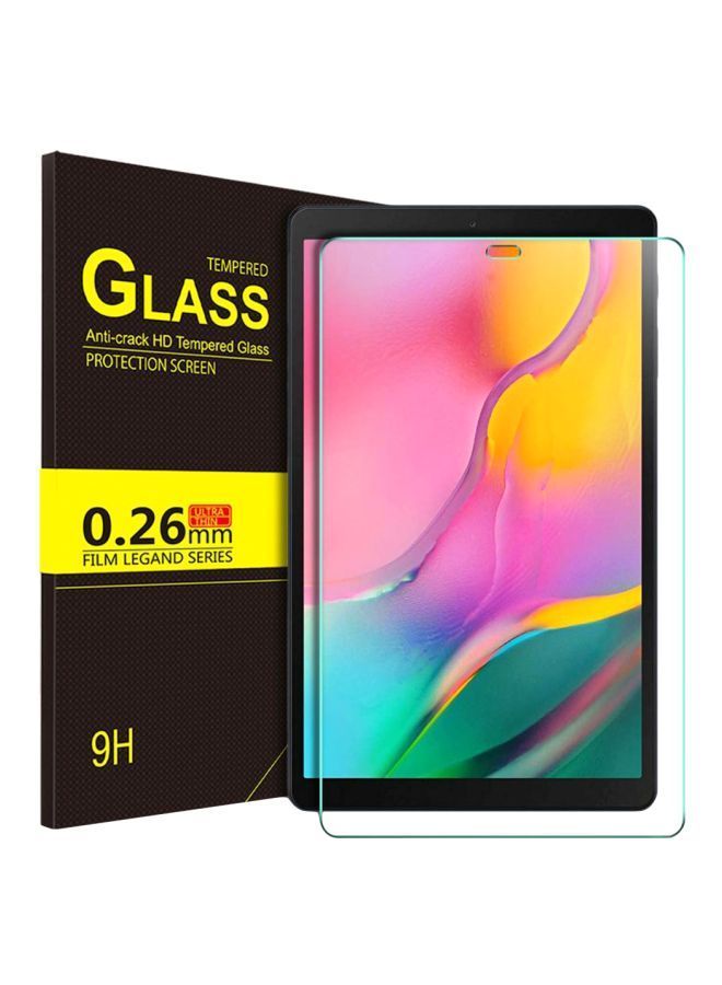 نيبمينينت مجموعة لاصقات حماية للشاشة من الزجاج المقوى لجهاز سامسونج جالاكسي تاب A T510/T515 (2019)مكوّنة قطعتين. شفاف