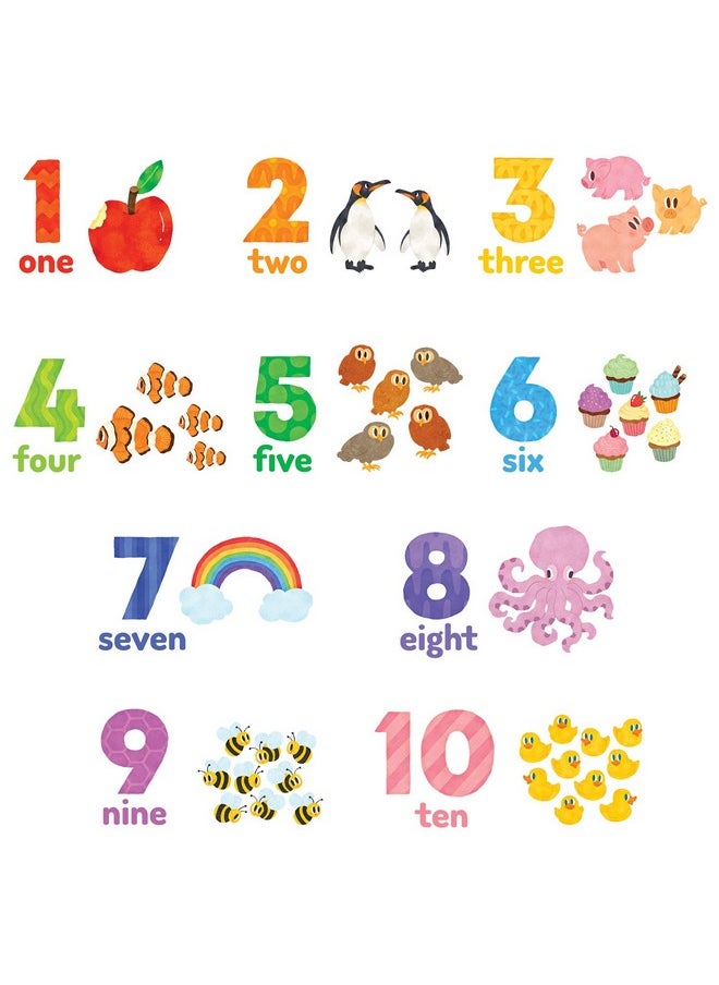 Decowall Ds62020 Numbers Wall Stickers Wall Decals Peel And Stick Removable Wall Stickers For Kids Nursery Bedroom Living Room  - Image 1