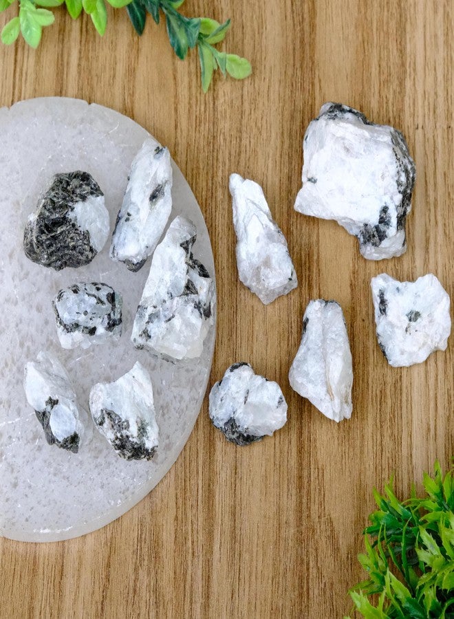 Pyramid Tatva Raw - 100 Gram Rough Stone Natural Healing Crystal Stone Reiki Chakra Balancing (Rainbow Moonstone) - Image 3