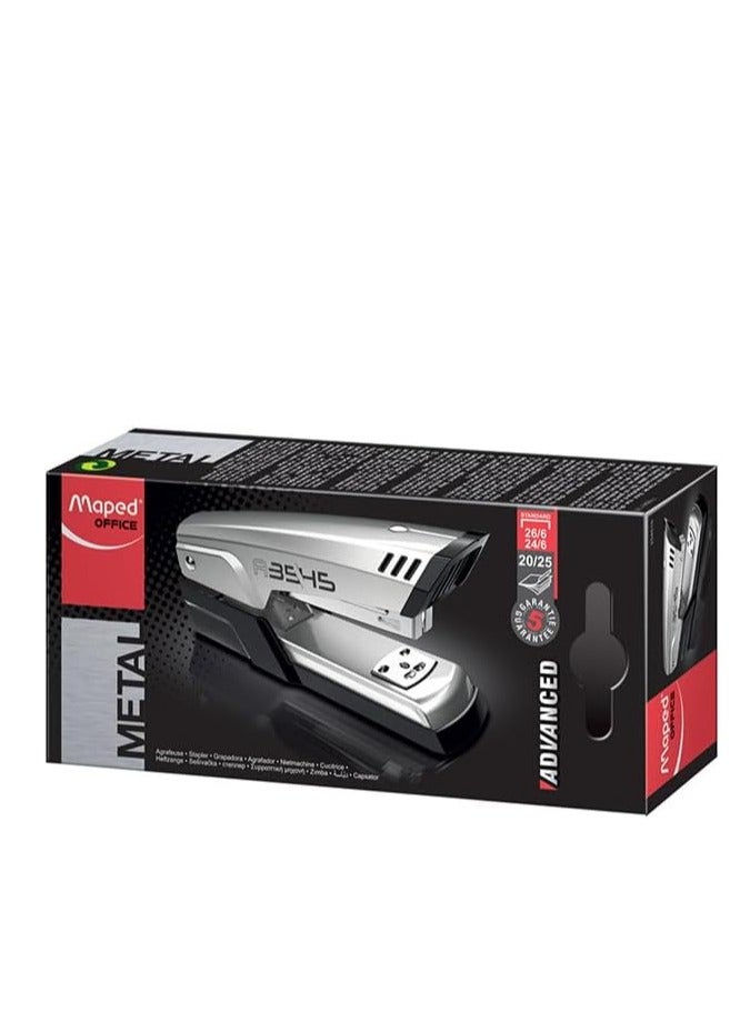 Maped Advanced Metal Stapler Silver