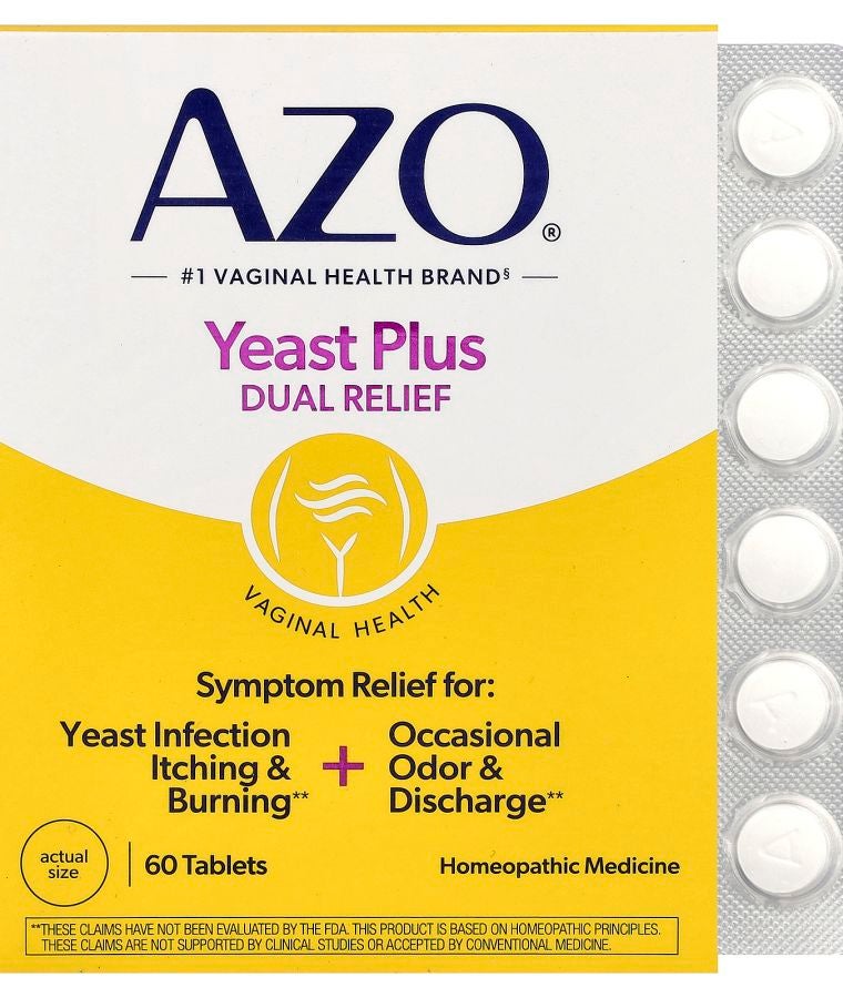 Yeast Plus Dual Relief 60 Tablets
