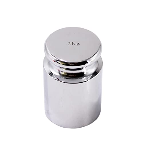 HFS(R) Calibration Weight 2000 Gram M2 Class Chrome Scale Balance Calibration Weight for Digital Scale, Pocket Scale 2KG - Image 1