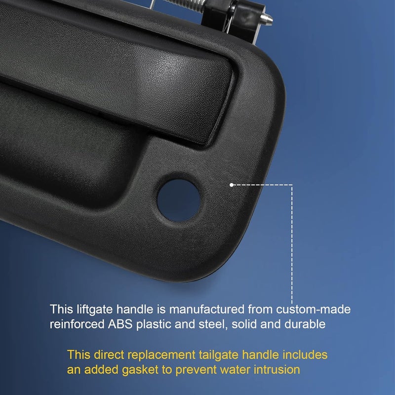 DICMIC Exterior Tailgate Handle with Key Hole for Ford F150 F250 F350 F450 F550 Explorer Lobo Lincoln Mark LT - Image 3