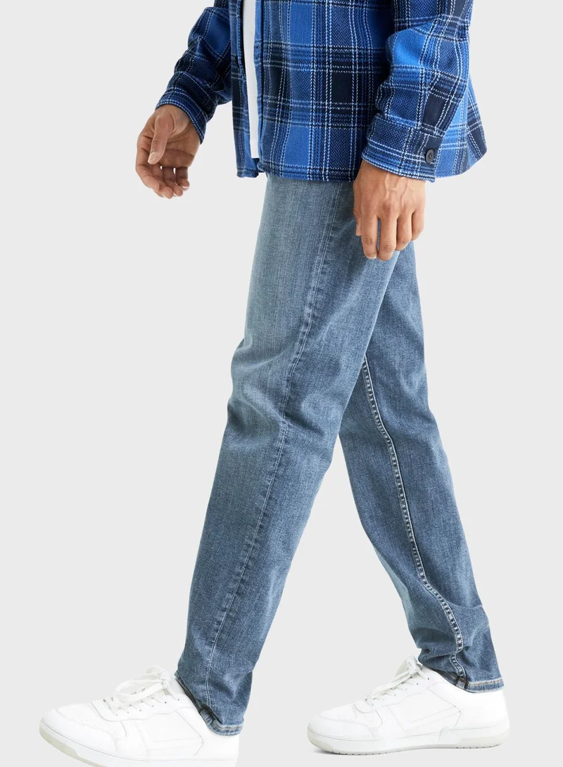 Celio Bowid Light Wash Slim Fit Jeans