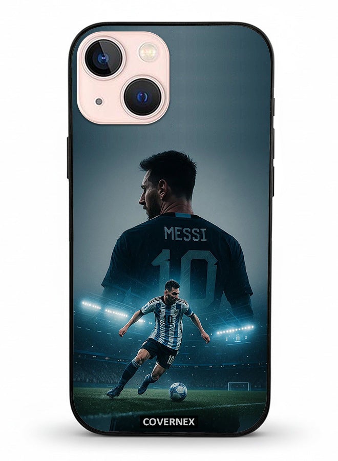 Covernex Apple iPhone 13 Mini Protective Case Cover Printed Featuring Liomel Messi Action Montage Tribute - Image 2