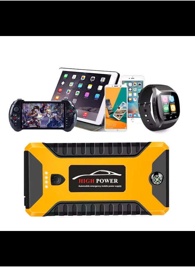 Generic Car Jump Starter 600A Portable Starting Device Lighter 4USB  - Image 2