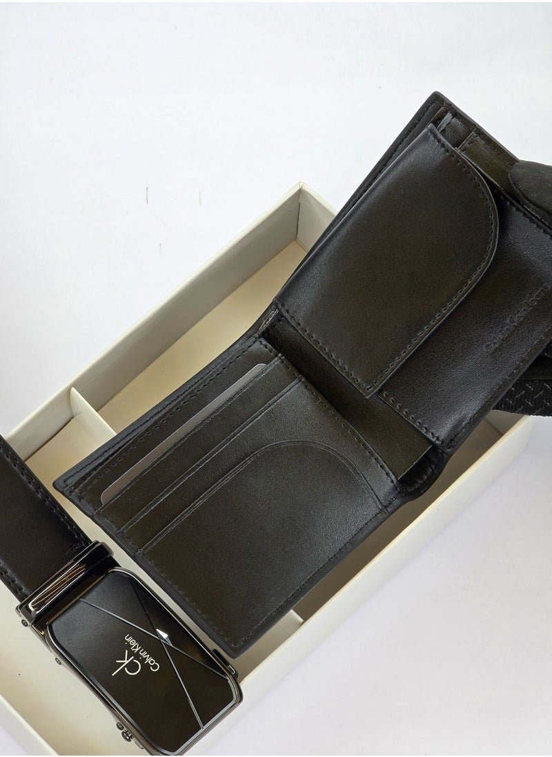 CALVIN KLEIN JEANS PLUS - Calvin Klein Wallet & Belt Set For Men - Image 1