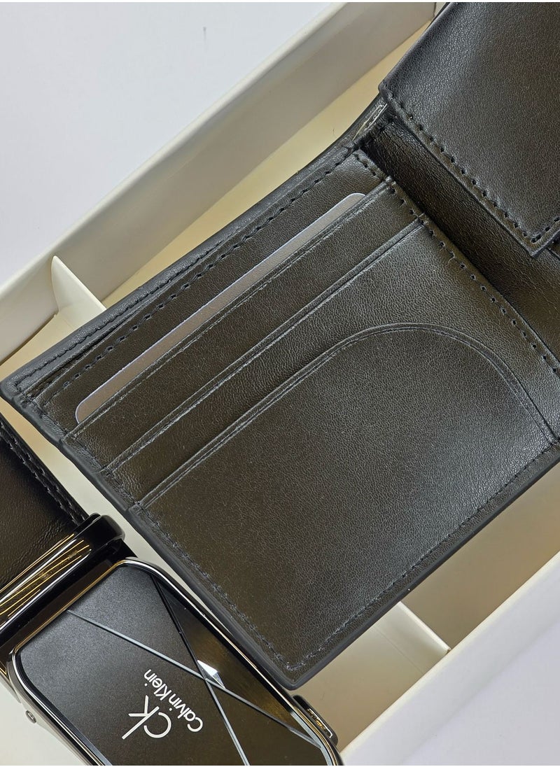 CALVIN KLEIN JEANS PLUS - Calvin Klein Wallet & Belt Set For Men - Image 1