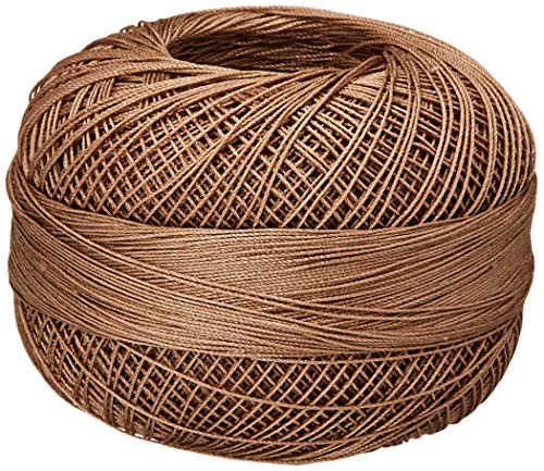 Lizbeth Handy Hands Egyptian Cotton Crochet Thread, Tatting Thread, and Knitting Lace Thread Lace Size 80 (10 Grams 184 Yards) – HH80691, Mocha Brown Medium - Image 5