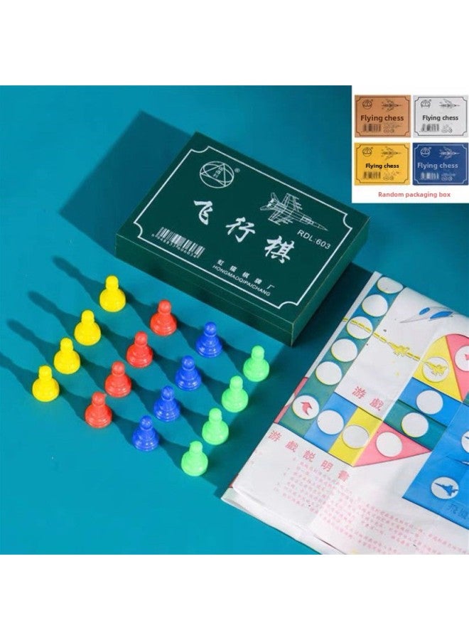 الشركة المصنعة لطلاب المدارس الابتدائية لعبة الطاولة لعبة الداما الشطرنج الطائر مع لوحة الشطرنج مجموعة جوائز المبتدئين للأطفال - اللون: الشطرنج الطائر (603) - Image 1