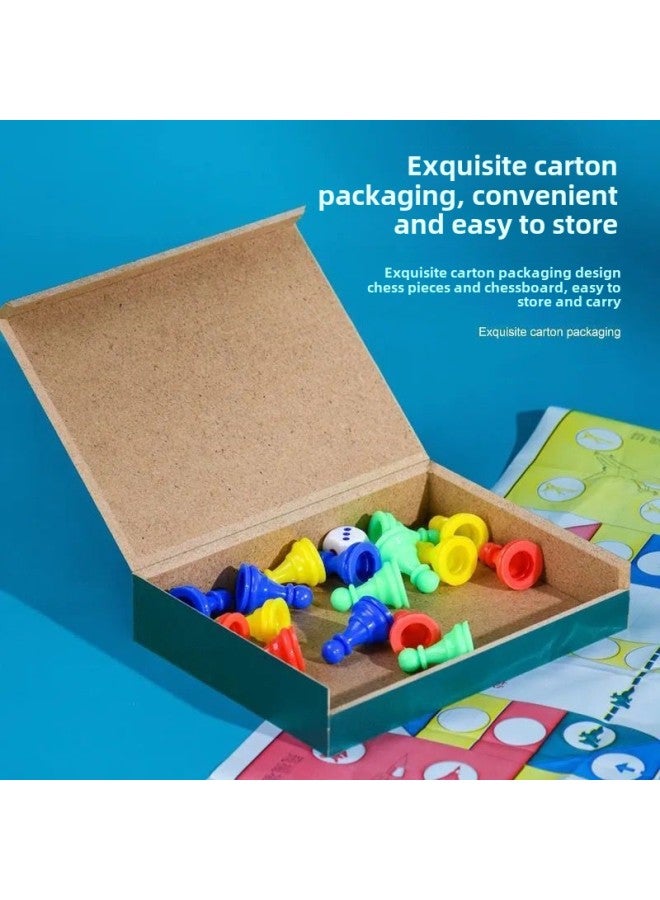 الشركة المصنعة لطلاب المدارس الابتدائية لعبة الطاولة لعبة الداما الشطرنج الطائر مع لوحة الشطرنج مجموعة جوائز المبتدئين للأطفال - اللون: الشطرنج الطائر (603) - Image 4