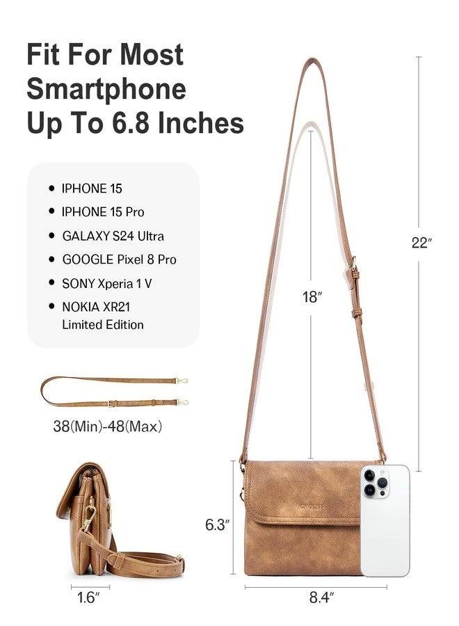 CHOLISS Small Crossbody Bags for Women, Leather Cell Phone Purse, Mini Travel Purse with Adjustable Strap… - Image 5