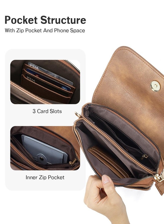 CHOLISS Small Crossbody Bags for Women, Leather Cell Phone Purse, Mini Travel Purse with Adjustable Strap… - Image 3