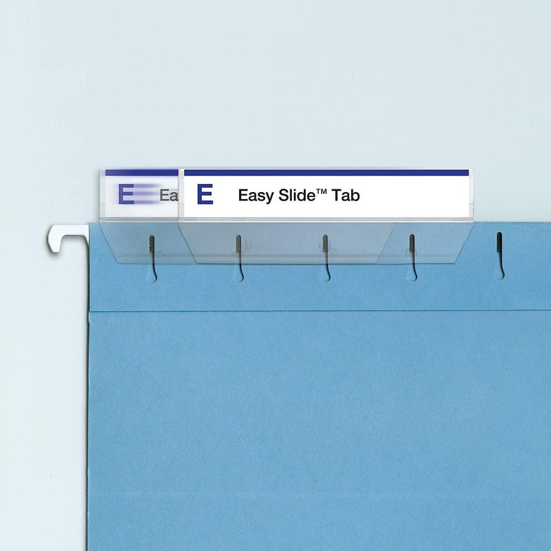 Smead Easy Slide Tab, 1/3-Cut, Clear - 18 Tabs per Pack - Image 5