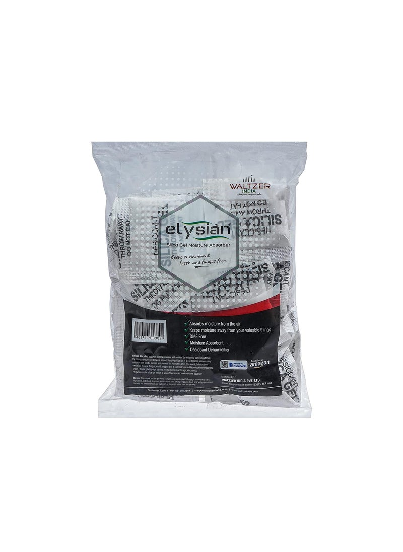 Elysian Elysian Silica Gel Beads 10 Gram Pouch Moisture Desiccant NonToxic 100 Gram  - Image 5