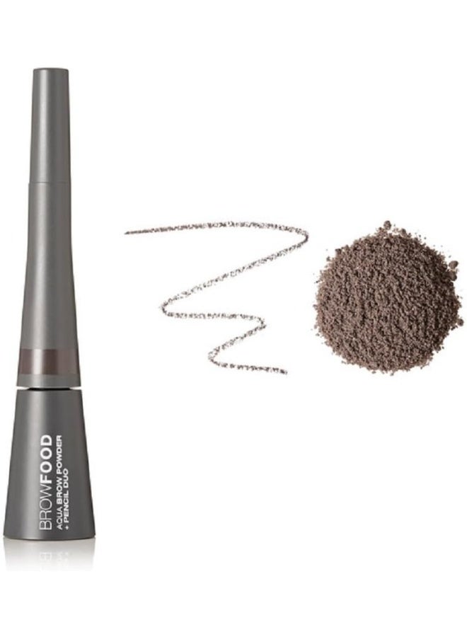 LashFood Browfood Aqua Brow Powder + Pencil Duo, Taupe - Image 2