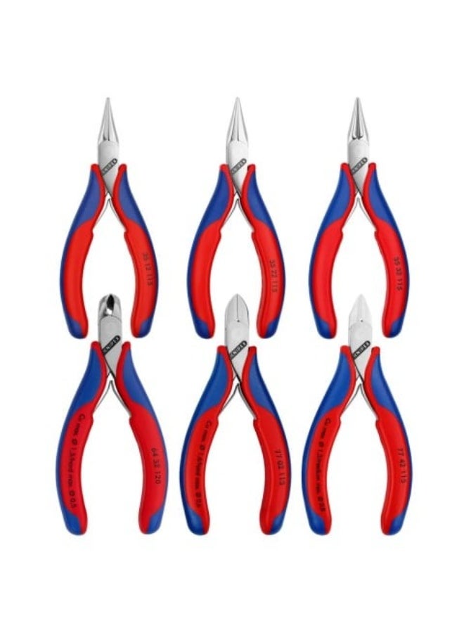 Knipex 00 20 16 7 Pc Electronics Pliers Set in Zipper Pouch - Image 1
