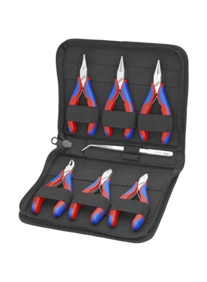 Knipex 00 20 16 7 Pc Electronics Pliers Set in Zipper Pouch - Image 2