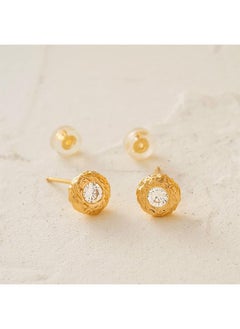 Mevecco Women Earrings Gold Stud 14K Gold Filled Small Simple Handmade Hypoallergenic Everyday Jewelry  - Image 5