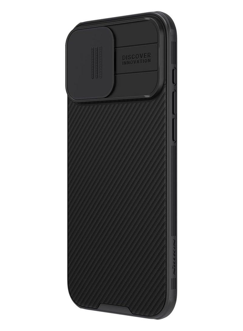 Nillkin Nillkin CamShield Pro Magnetic Series Cover Case Works with Magsafe Charger And Movable Camera Cover Luxury Design Fits Apple Iphone 16 Pro Max - Black - Image 3