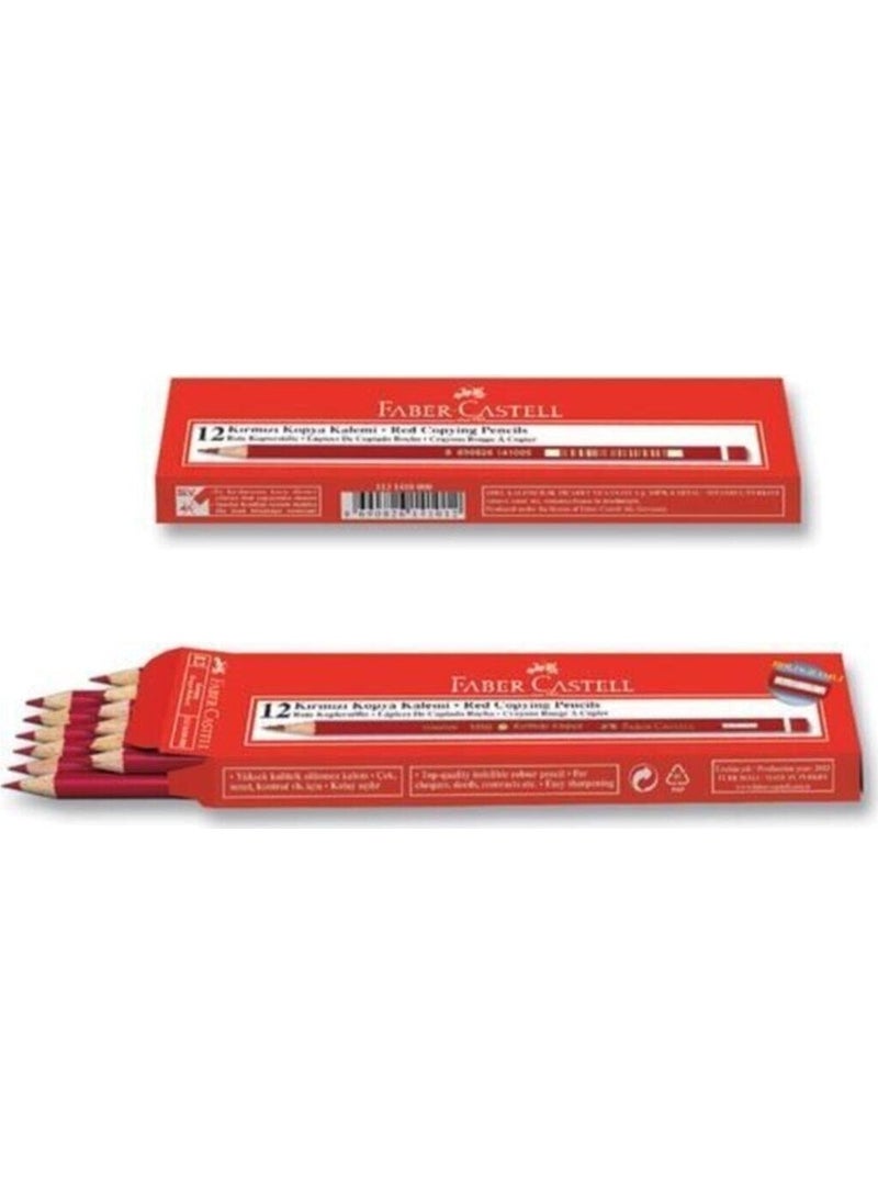 Faber Red Pencil 12 pcs 