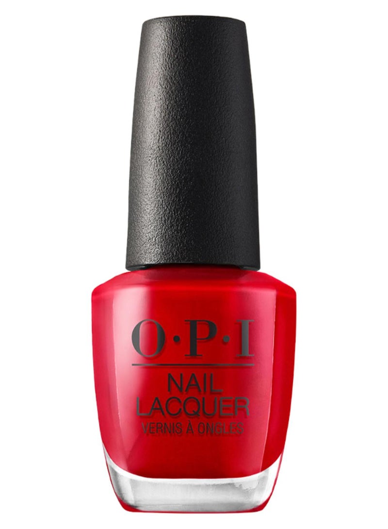 OPI Classic Nail Lacquer - Big Apple Red, Red, 15Ml - Image 1