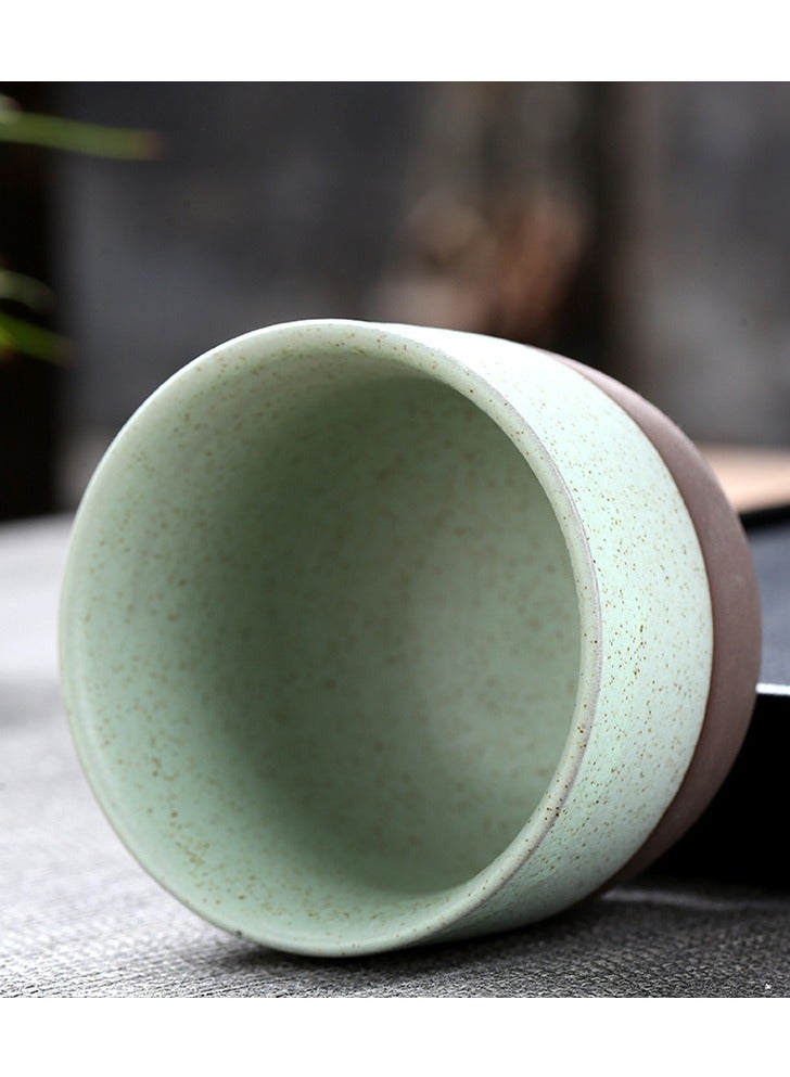 Coarse pottery coffee mug, handmade, Arabica coffee cup, Tea cup, 120ml, 1pc - Image 3