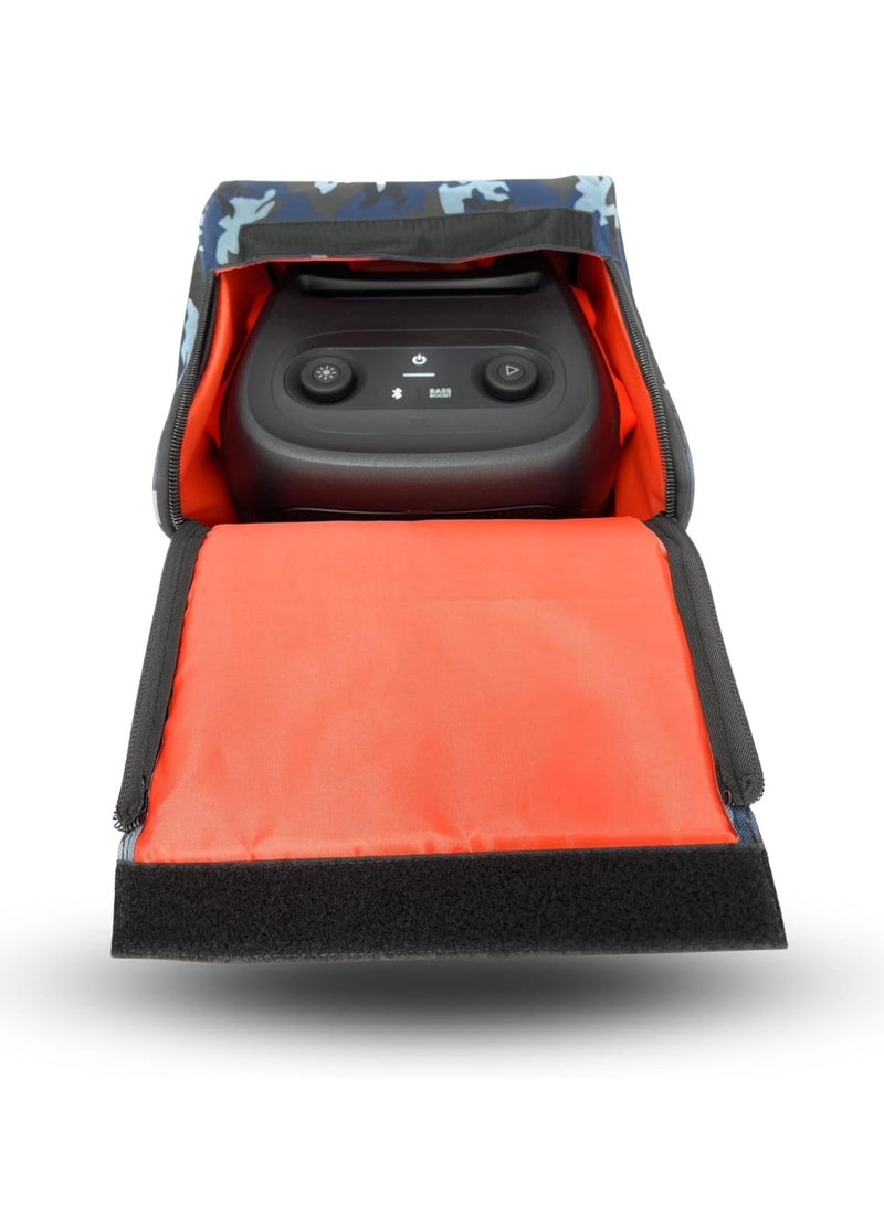 Angry Bull Speaker Bag Safety Storage Case with Handy Strap Travel Bag Compatible for (JBL PARTYBOX 110 BAG ARMY-E) - Image 3