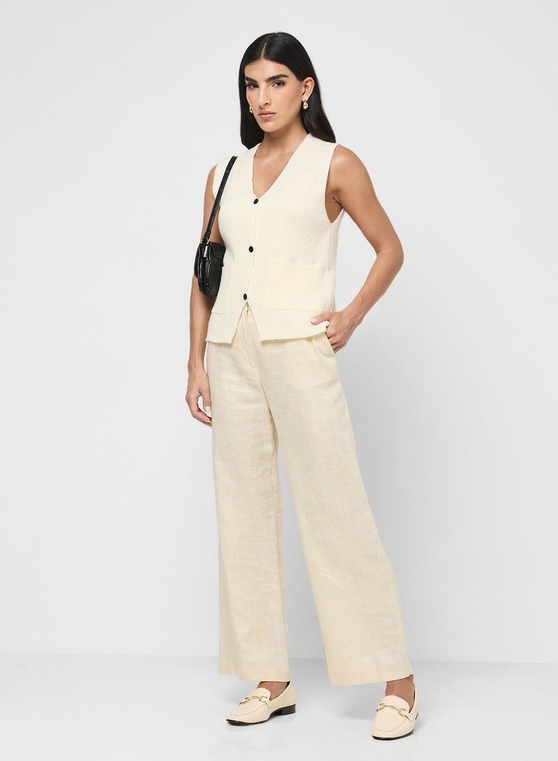 ELLA Button Down Sweater Vest - Image 4