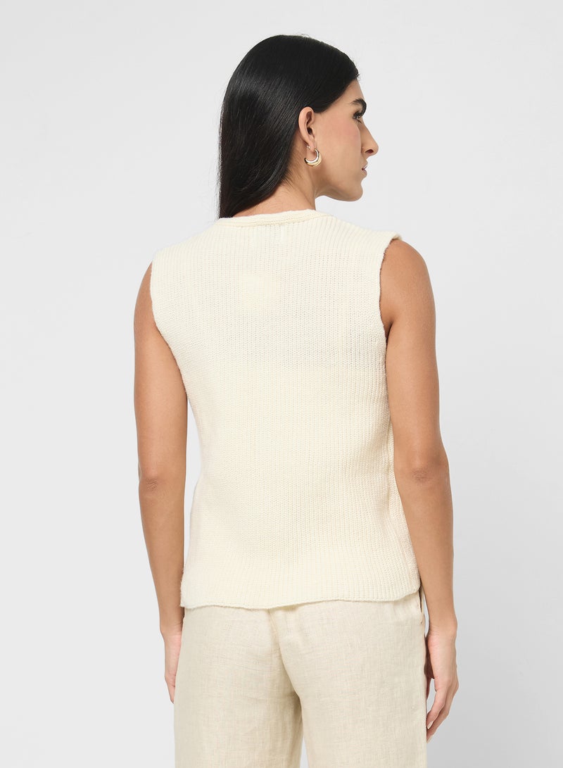 ELLA Button Down Sweater Vest - Image 2