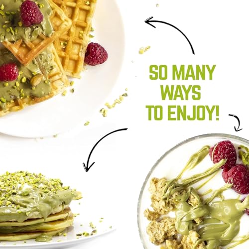 AMZ BETTER EATALIAN by AMZ BETTER Pistachio Cream, 7oz/200 gr, Spreadable Pistachio Paste, Sweet and Unique Taste, Ideal on Bread, for Cakes, Dessert, Ice Cream, Excellent for Dubai Chocolate, Made in Italy - Image 4