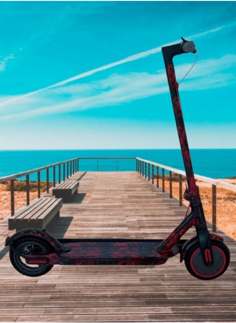 Winner Sky Mi 365 Electric Scooter Speed 30 Km Per Hour With Solid Tyre Color Mix Black/Red  - Image 2