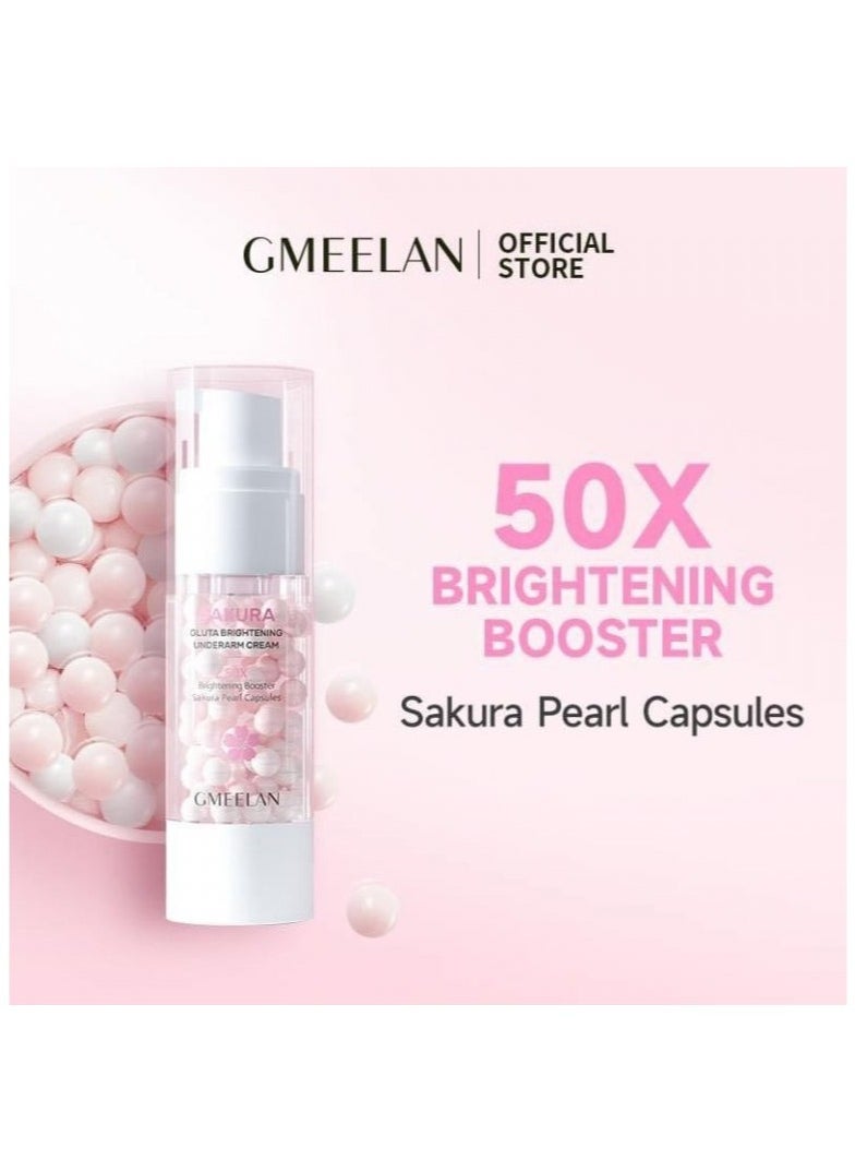 GMEELAN Sakura Gluta Brightening Underarm Cream  - Image 2